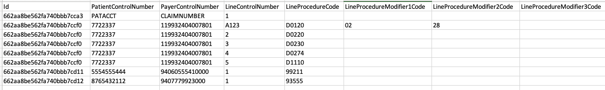 Line Columns